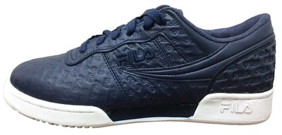 

Мужские кроссовки Fila Original Fitness с маленькими логотипами Fila Navy/Fila Navy/White (1FM00113