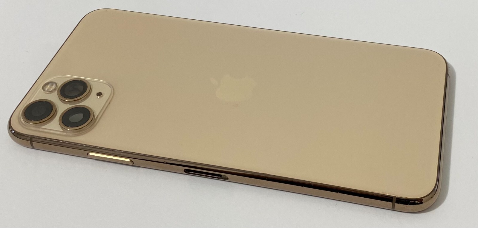 iphone 11 PRO MAX ゴールド 両面割れ 「ジャンク品」 iPhone 11 Pro Max Gold OEM Housing Frame Back Cover w/ Small