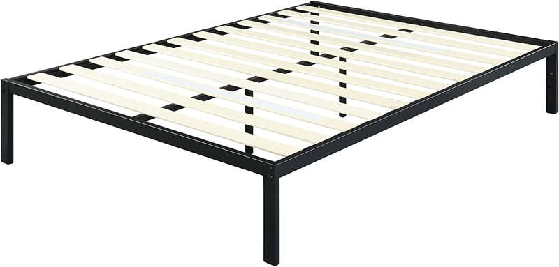 Olee Sleep 14 Inch Modern Metal Platform Bed Frame / Mattress Foundation / Wood