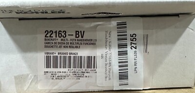 Open Box! Kohler Bancroft Multi-Function Handshower Brushed Bronze (22163-BV)