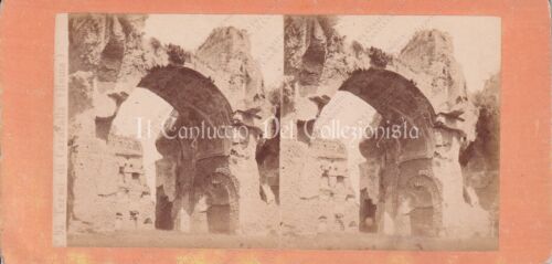 ROMA Terme di Caracalla Fotografia stereoscopica 1/2 - Picture 1 of 2
