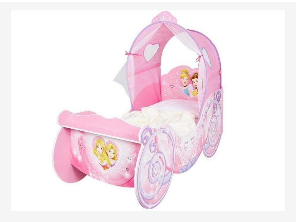 Disney Princess Carriage Toddler Bed Frame with Canopy in Hendon