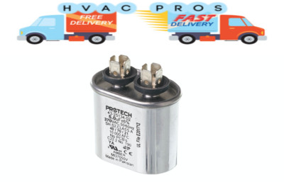 OEM Rheem Ruud Weather King Protech Oval Run Capacitor 5 uf 370 Volt 43-25134-02