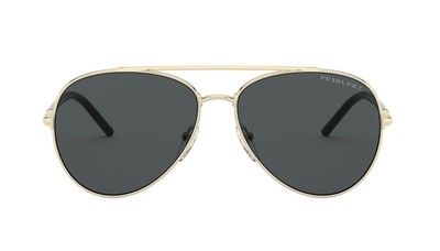 Pre-owned Prada Pr 14zs Tortoise/brown Shaded (2au-6s1) Sunglasses
