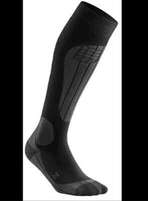 Mens CEP Outdoor Ski Thermo Compression Tall Support Sock 20-30 Mmhg Sock Size 3
