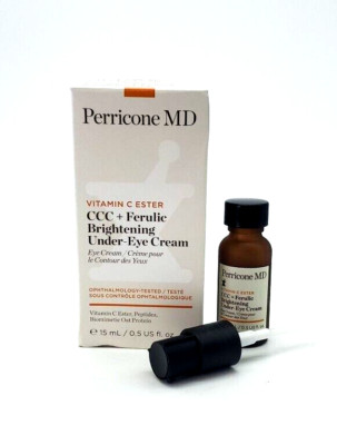 Perricone MD Vitamin C Ester CCC + Ferulic Brightening Under Eye Cream 0.5 Fl Oz