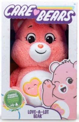 Care Bears 12'' Love A Lot Bear Pink Plush Bear