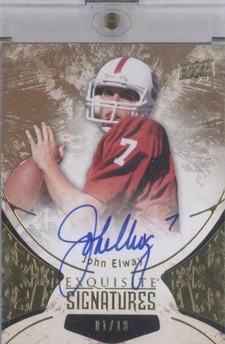 2014 Upper Deck Exquisite Collection John Elway #ES-JE