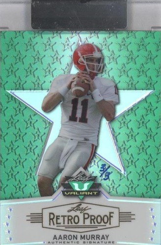 2014 Leaf Valiant Aaron Murray #BA-AM1