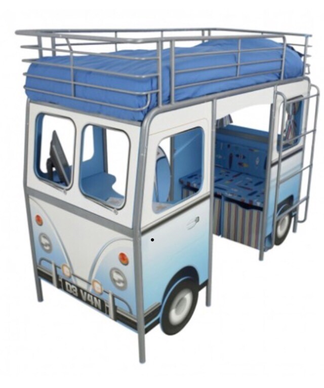 Kids De Van Campervan bunk bed in blue in Plymouth, Devon Gumtree