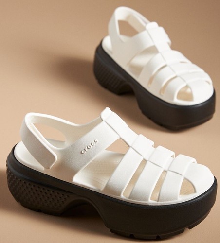 ★CROCS★ PUBLIC STOMP STUD MTL LC FISHERMAN SANDAL SV 24SUS New Stomp Fisherman Sandals by Crocs Review | TikTok