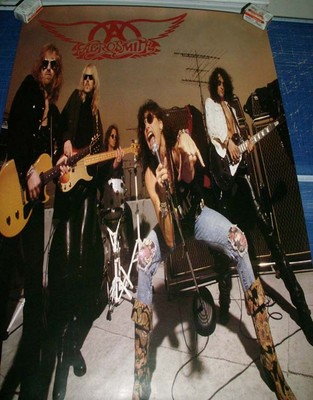 Aerosmith Get A Grip  Live Stock 2-sided Poster 1993 Steven Tyler