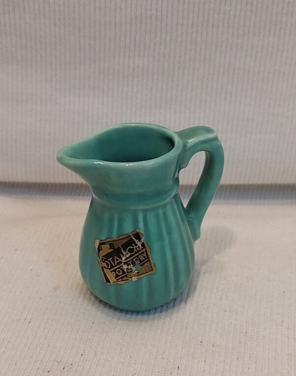 HTF! Vintage STANGL Colonial Green 1388 Miniature Creamer HTF! Vintage STANGL Colonial Green 1388 Miniature Creamer