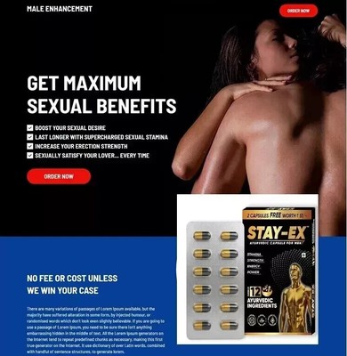 Male Enhancement, Boost Testosterone, Endurance, Sex Drive, Stamina & Energy!