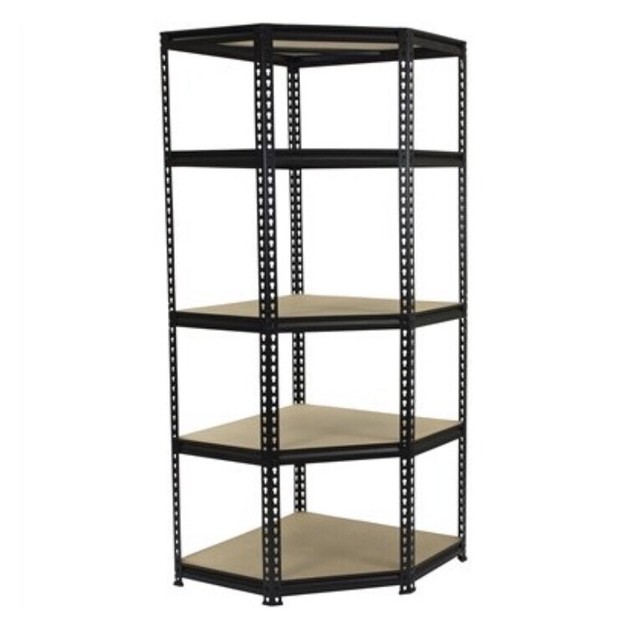 Bunnings garage storage corner shelves, shelving unit 5x150kg Other