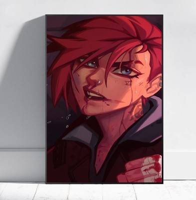Arcane Poster, Jinx Wall Art, Rolled Print, Game Poster Gift 6