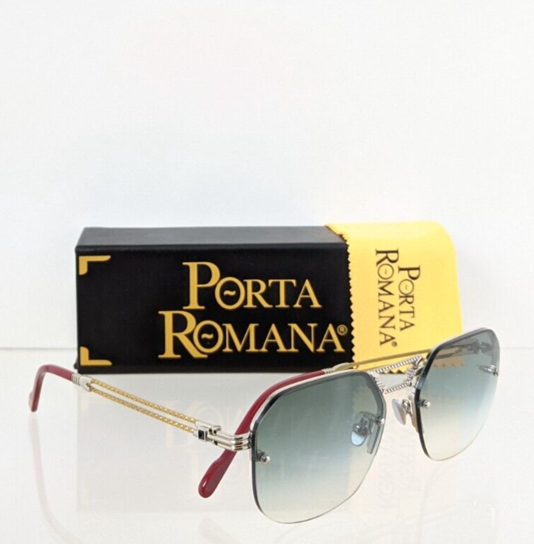 Pre-owned Porta Romana Authentic  Sunglasses Mod 1012 Col 100p Vintage Frame In Blue