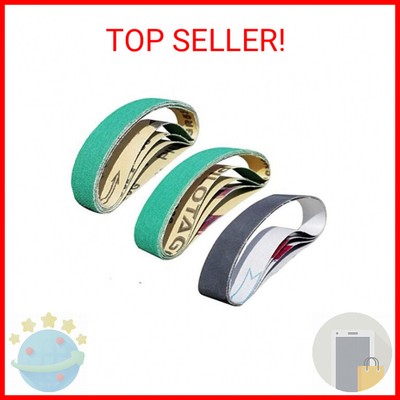12 PCS 3/4'' x 12'' Knife Sharpener Sanding Belt Kit for Work Sharp Ken Onion Edit
