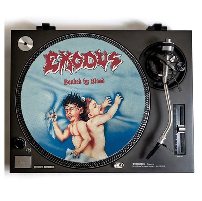 EXODUS Bonded By Blood Turntable Slipmat for vinyl records Thrash Metal Baloff