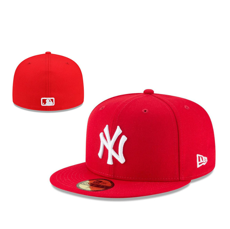 New Men New York Yankees Baseball Cap Fitted Hat Multi Size Polychrome Cap