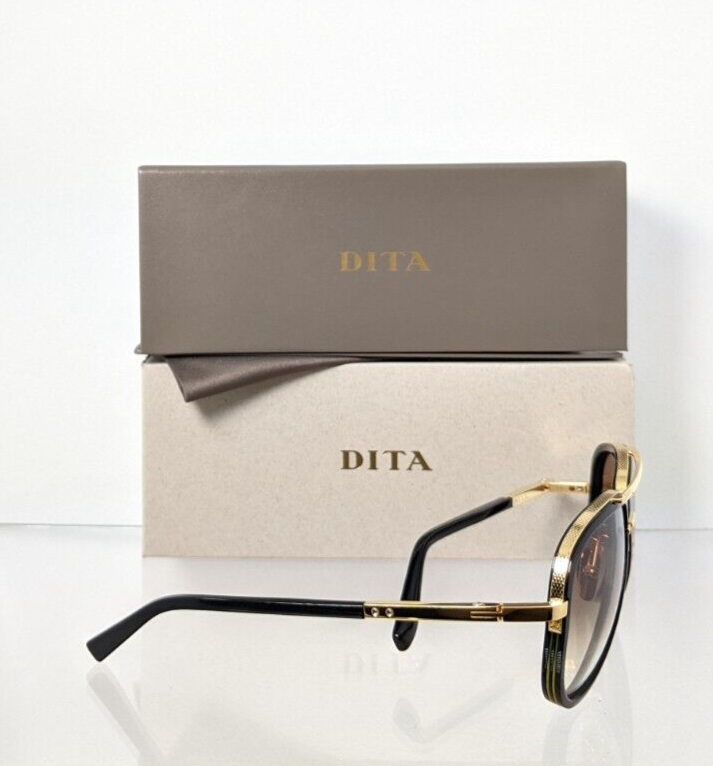 Pre-owned Dita Authentic  Sunglasses Mach Two Drx 2031b Black Gold 60mm Made In Japan In Clear