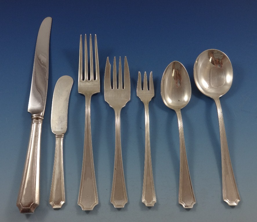 Fairfax by Gorham Sterling Silver Flatware Set For 8 Service 56