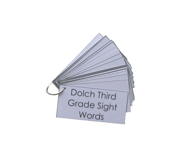 Educational Literacy Learning Resource Dolch Third Grade Sight Word Ring