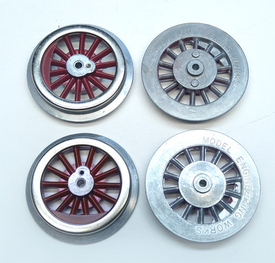 MEW BAL-4R 384/390 Lionel Wheel Set for Steam Loco, Std Gauge, Made in USA, 4Pcs