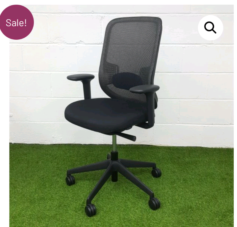 MESH OFFICE CHAIR WITH LUMBAR SUPPORT in North Weald, Essex Gumtree