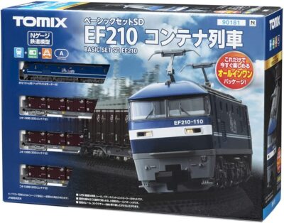 TOMIX 90181 N Gauge Basic Set SD EF210 Container Train Set Railway Model new F/S
