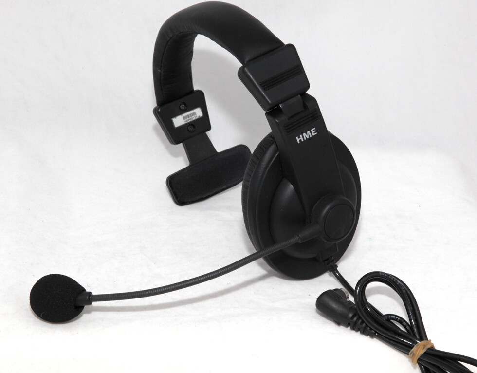 HME Clear-Com HS15 Headset Microphone For Intercom Belt Pack BP200 BP210 BP300