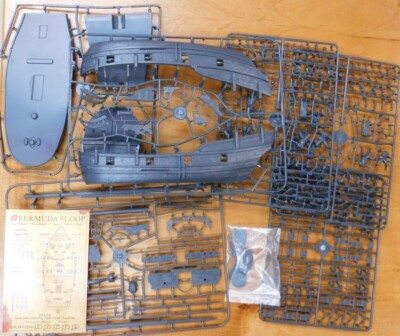 Firelock Games: Blood & Plunder: 28mm Plastic Bermuda Sloop w/sprues of sailors