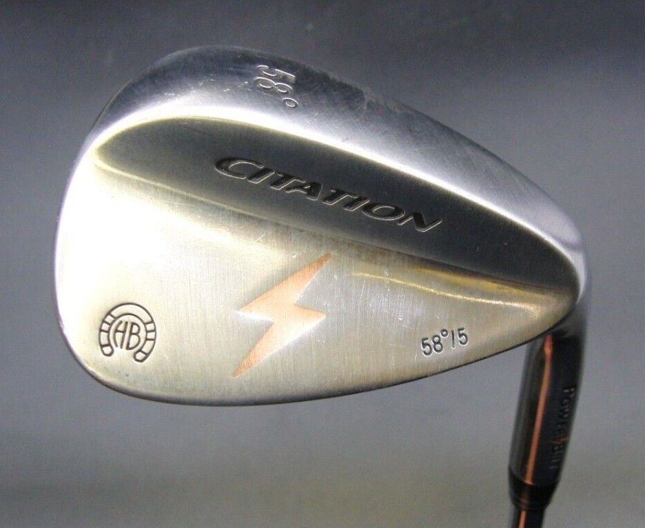 Powerbilt Citation HB 58º Sand Wedge Regular Steel Shaft Power Built Grip Powerbilt Citation HB 58º Sand Wedge Regular Steel Shaft Power Built Grip