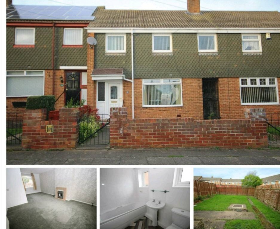 Family home for rent.Rift House Hartlepool. 3 bed mid terraced. in