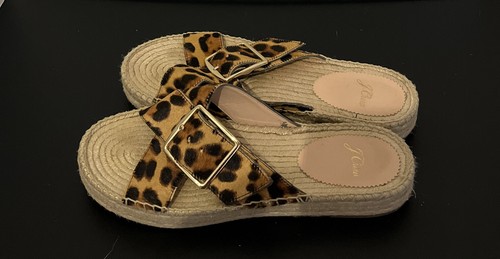 Harrison Logo-Embroidered Leopard-Print Terry Sandalサンダル Harrison Logo-Embroidered Leopard-Print Terry Sandalサンダル