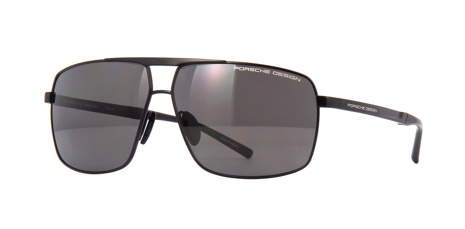 Pre-owned Porsche Design P'8918 Black/grey Vision Drive Polarized (a) Sunglasses