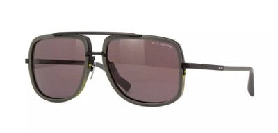 Pre-owned Dita Drx-2030-v-gry-blk-59 Matte Black - Matte Castle Rock W Sunglasses In Gray