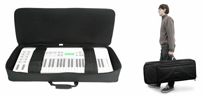 Rockville BEST BAG 49 Padded Rigid Keyboard Gig Bag Case for M-Audio Venom