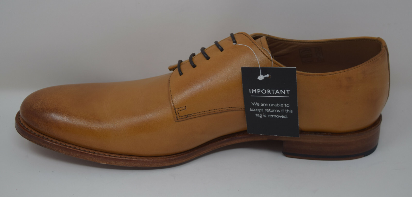 Pre-owned Grenson Toby Brogue Sn62 Mens Dress Shoes Tan Grain 11 Us In Brown