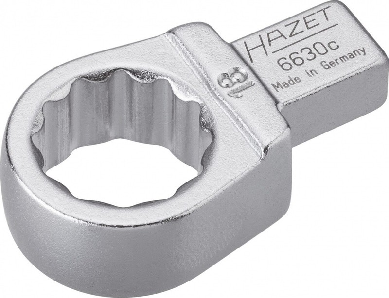Hazet EinsteckringschlÃ¼Ssel 18mm 9x12mm Double Hexagonal Tractionsprofil 6630c-1