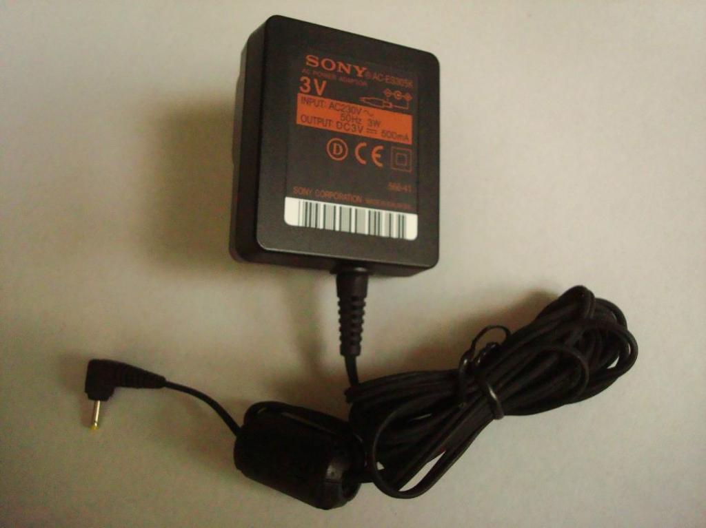 SONY ACDC Adapter ACES305K In AC 230V 3W Out 3V 500mA in Sheffield