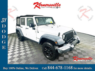 EASY FINANCING! Used 2017 Jeep Wrangler Unlimited Unlimited Willys 4WD SUV KCDJR