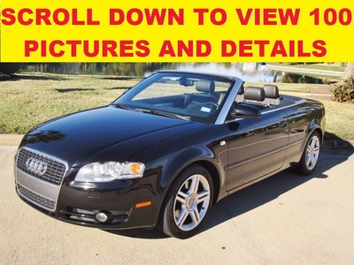 2008 AUDI A4 CONVERTIBLE 2.0 2WD LOW SHIPPING 2008 AUDI A4 CONVERTIBLE 2.0 2WD LOW SHIPPING