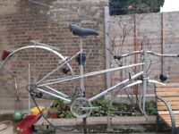 Vintage bernard donahue steel bike frame 