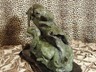 *Rare Bronze Metal Statue / Marble Leopard Panther Jaguar Huge Big Cat Sculpture