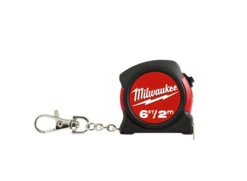 Milwaukee 48-22-5506 Mini Tape Measure Keychain 6ft / 2m  Functional Tool NEW