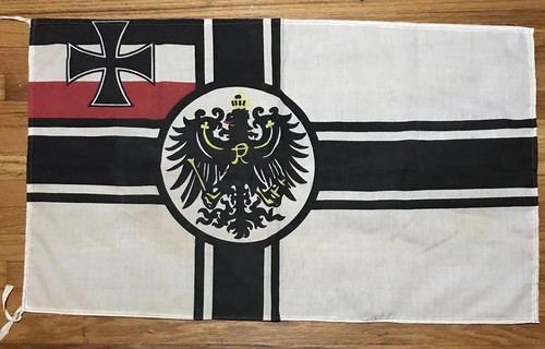 Deutsch Reich Imperial Germany WW1 Historical Naval Flag 16”X 28” Banner