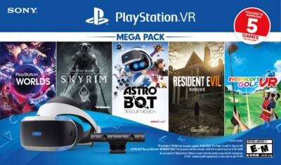 Playstation VR Bundle Mega Pack 5-Game Pack