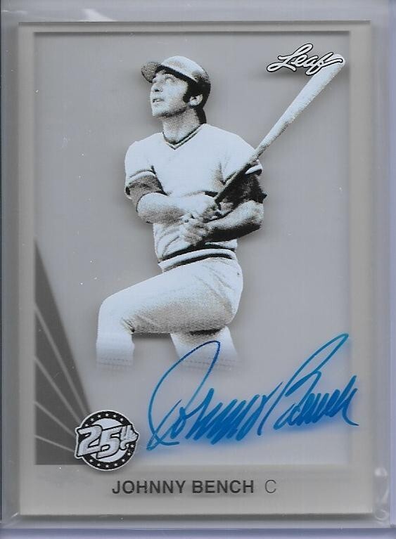 [12シリ]johnny bench auto mlb JOHNNY BENCH - AUTOGRAPHED SIGNED BASEBALL | eBay