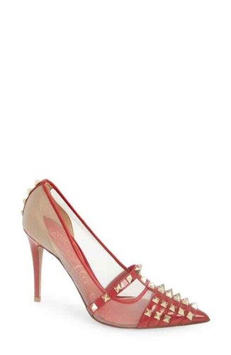 Женские туфли-лодочки Rockstud Alcove Valentino Garavani Rosso Red 37 евро США 7